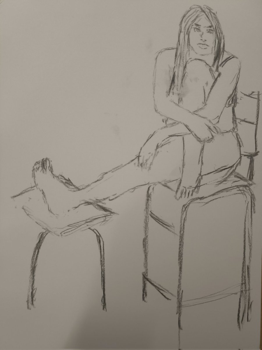 QueerNerdCole's tweet image. Me again, one more time tonight, by the weekly Wednesday life drawing fam at Court St. Gallery in Trowbridge 😁
I'm #Bristol based but more than happy to travel to model! 
#lifemodel
#modellife