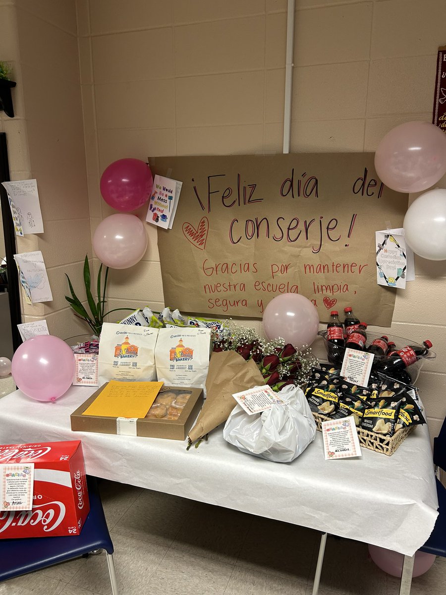 🌟 Today we celebrate Custodians Day! 🌟
We are so thankful for our amazing custodial team who work tirelessly to keep our school clean, safe, and welcoming every single day. 🧹✨ Landis Lions stocked their lounge with their favorite goodies 💕 <a href="/AliefISD/">Alief ISD</a>