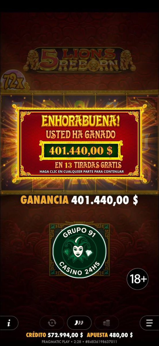 Octta_'s tweet image. 🎰💥 ¡Las máquinas están que arden! 💥🎰

💸 Tiradas que se convierten en premios reales ✅

🚀 Jugás, ganás y cobrás al instante.

🔥 Hoy pueden tocarte a vos 🔥

📲 Escribinos y probá tu suerte.
🔗 wa.link/hhznkr

#CasinoOnline
#Apuestas
#RuletaOnline
#Slots
#Casinos