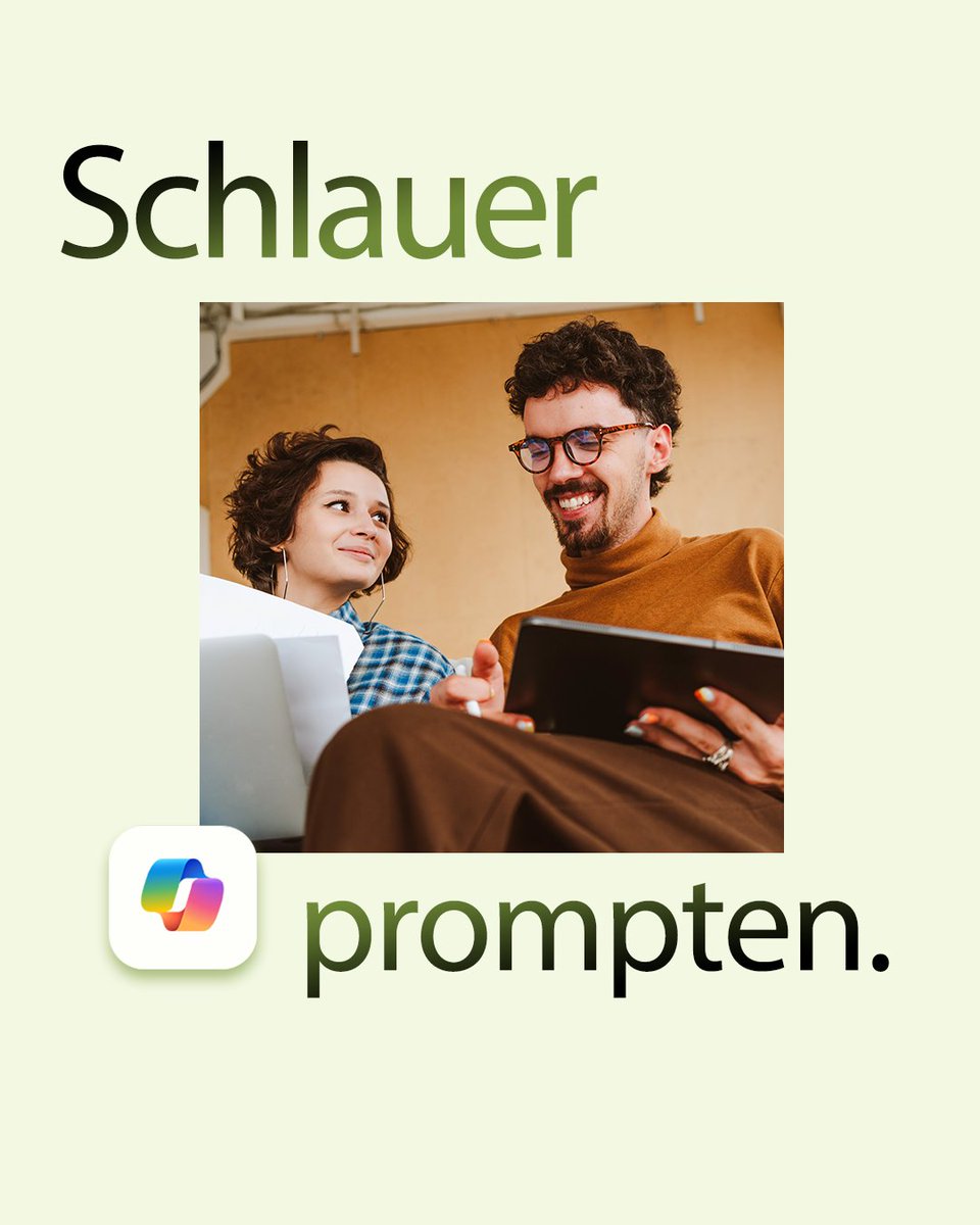 Microsoft Österreich (@microsoftat) on Twitter photo Du verwendest immer noch einfache Prompts? Dann ist es Zeit für ein Upgrade. 
Erstelle mit #Copilot intelligentere und präzisere Pitches. 🚀 #PromptLikeaPro Du verwendest immer noch einfache Prompts? Dann ist es Zeit für ein Upgrade. 
Erstelle mit #Copilot intelligentere und präzisere Pitches. 🚀 #PromptLikeaPro