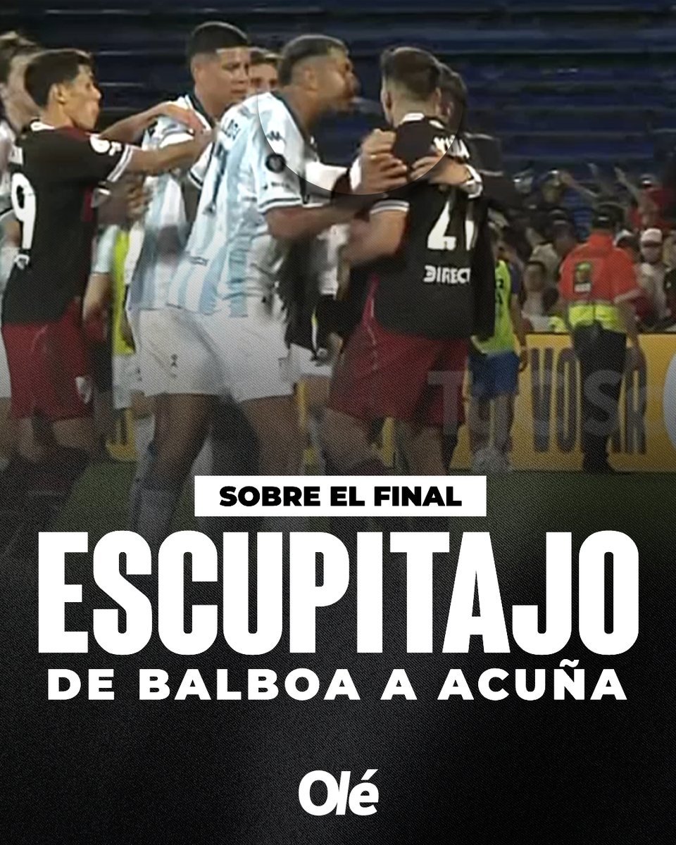BALBOA Y SU ESCUPITAJO EN LA CARA A ACUÑA EN EL CIERRE DEL PARTIDO 👎
