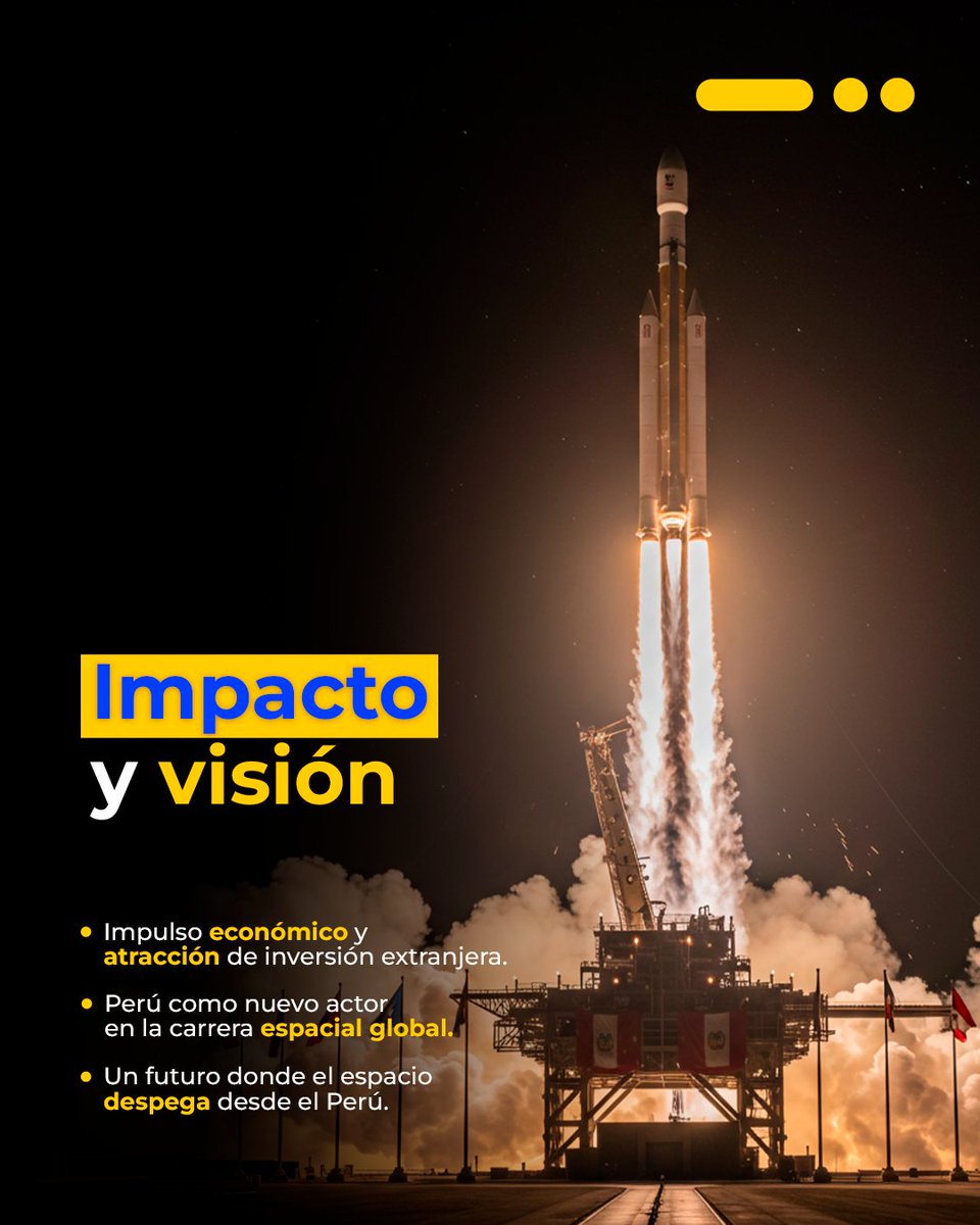 InvestigaAvid's tweet image. Comparto contigo este proyecto que impulsa la ciencia, la tecnología y abre un futuro donde el Perú puede ser protagonista en la carrera espacial. 👨🚀
👉 Aquí te muestro las ideas principales de esta propuesta.
#SueñoEspacial #UnPasoMasCerca #SciComm #SERASpace #ComunidadBETech