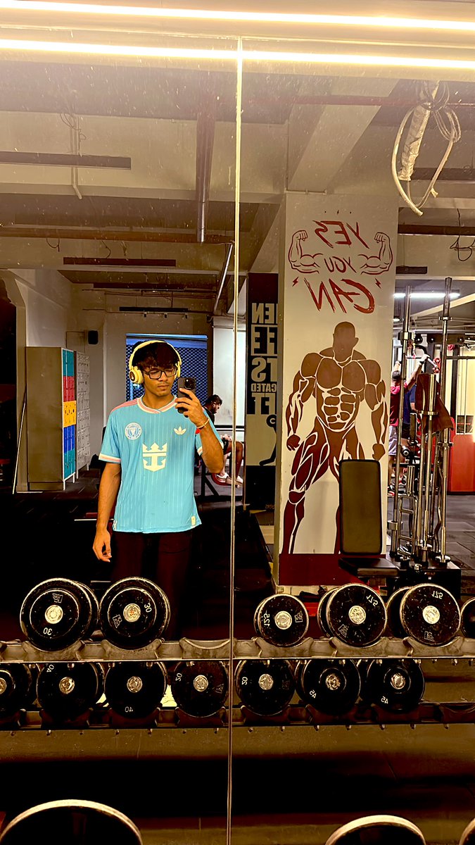 param_shankar18's tweet image. Buying a jersey with your own money feels different during morning workouts.