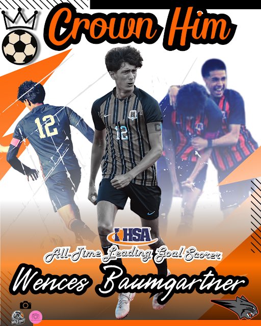 Alone he sits on top of the list of IHSA goals scored in a career.  Senior, #12, Wences Baumgartner with 178!  What an accomplishment for a pretty humble kid from the small town of Beecher!  Proud is an understatement!  Way to go get it!!!  #ihsa #settingrecords #humble