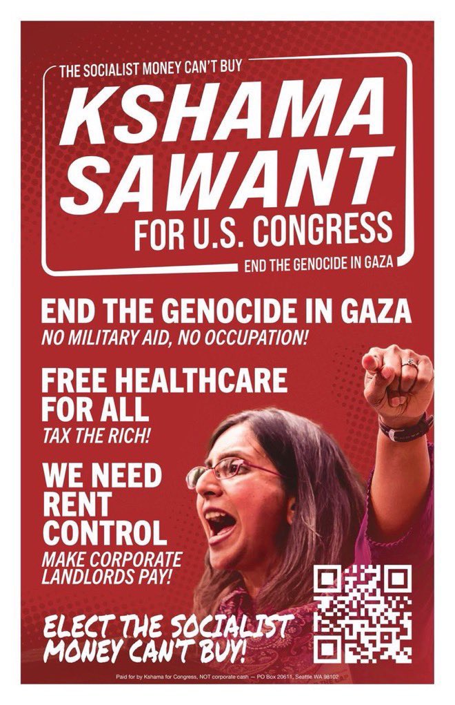 Send a real change maker to Congress.

Support <a href="/cmkshama/">Kshama Sawant</a>