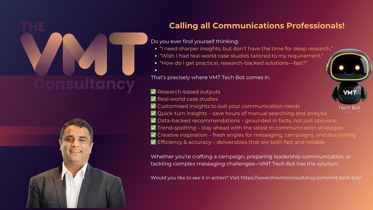 THE VMT Consultancy tweet media