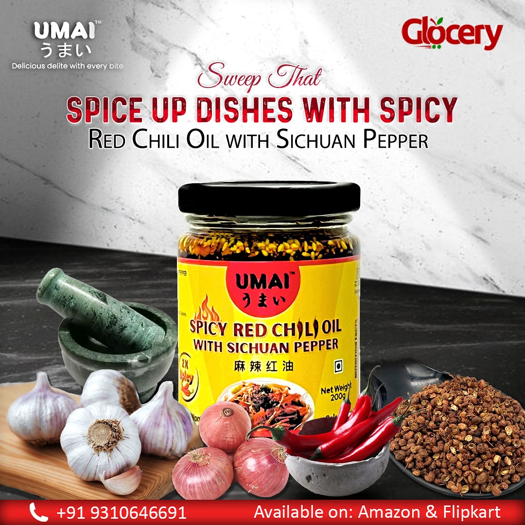 gloceryofficial's tweet image. 📷 Spice up your meals with 𝐔𝐌𝐀𝐈 𝐑𝐞𝐝 𝐂𝐡𝐢𝐥𝐥𝐢 𝐎𝐢𝐥 𝐰𝐢𝐭𝐡 𝐒𝐢𝐜𝐡𝐮𝐚𝐧 𝐏𝐞𝐩𝐩𝐞𝐫!
📷 Order Now :  shorturl.at/9x8BS
#UMAI #ChilliOil #SichuanPepper #SpicyGoodness #OrderNow #FreeShipping #glocery