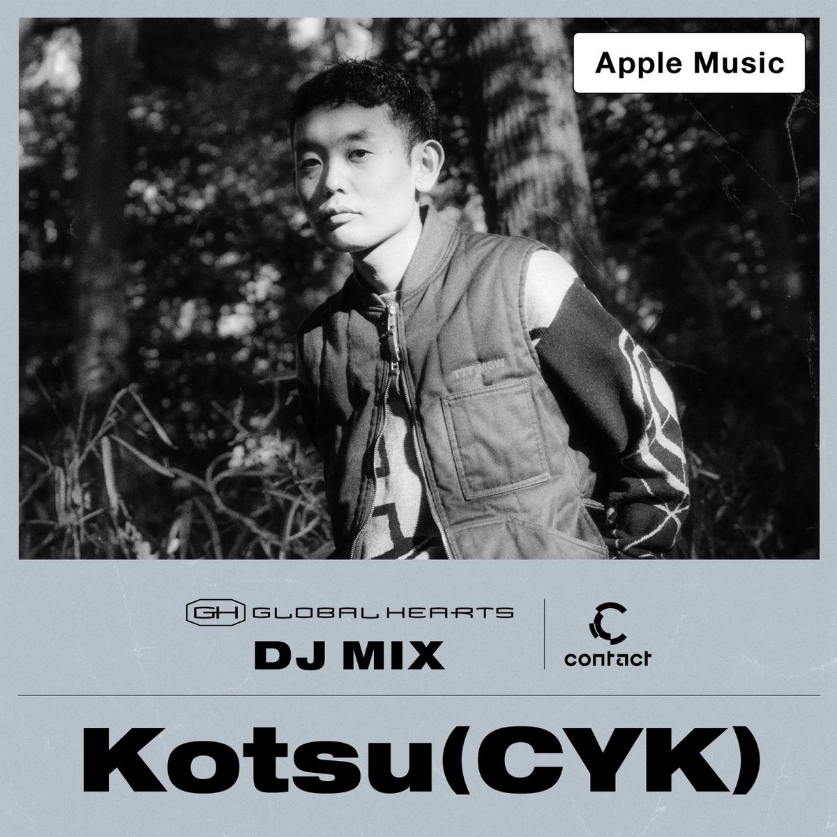 【Apple Music DJ Mix | Contact: Kotsu (CYK)】

ハウスミュージック・コレクティヴCYKに所属しながらソロとしても活躍するKotsuがクラビングにおけるピュアエナジーを織り込んだアバンギャルドなエレクトロニック・ダンス・ミュージック・ミックス。

🎧 #AppleMusicDJMix
apple.co/4daEu5p
