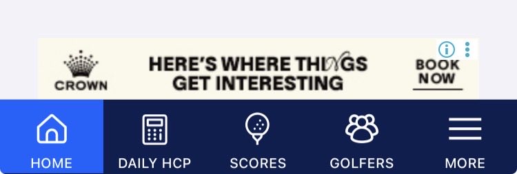 Opening the new golf.com.au app for the first time and immediately being greeted by casino advertising just feels like it’s not the best first impression? #golfaustralia
