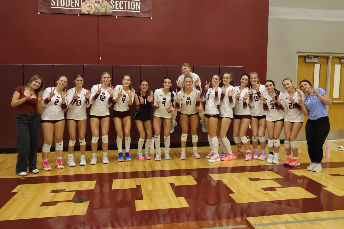rbhsvball's tweet photo. ⚔️ VICTORY IN MAROON &amp; WHITE! ⚔️
The Red Bud Musketeers came out swinging and took down conference rival Okawville in TWO commanding sets — 25-15, 25-14! 💥 With this win, we move to an incredible 23-1 overall and stay UNDEFEATED in conference play (6-0)! 🙌 https://t.co/5hkQF5gh1S