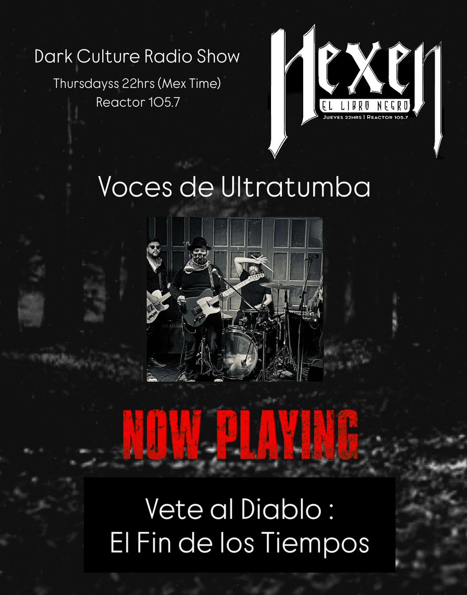 Listening #Hexen : Vete al Diablo : El Fin de los Tiempos

#nowplaying #radio #darkmusic #darkgenres #darkculture