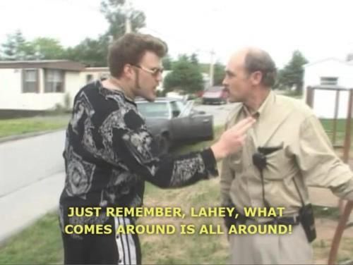 Chillen watching dodgeball, stoned off my gourd, and I realize Ricky was right. It’s like I’m in high school again