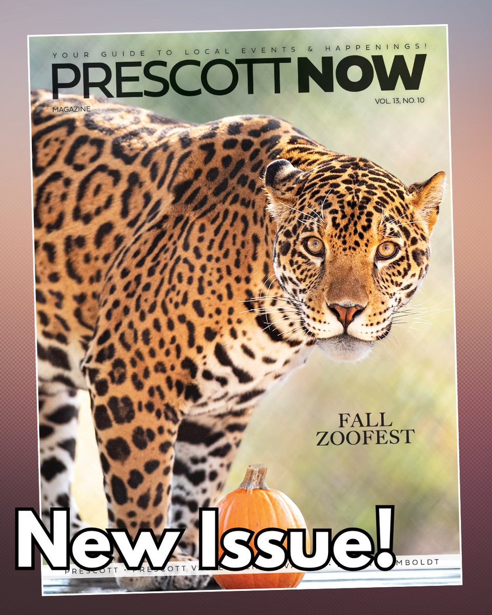 PrescottNOW's tweet image. Pick up a free copy of the October issue of Prescott NOW and see what's happening in your hometown! A digital edition of the magazine is available online at prescott-now.com/print. 
#prescott #prescottvalley #chinovalleyaz #deweyhumboldt