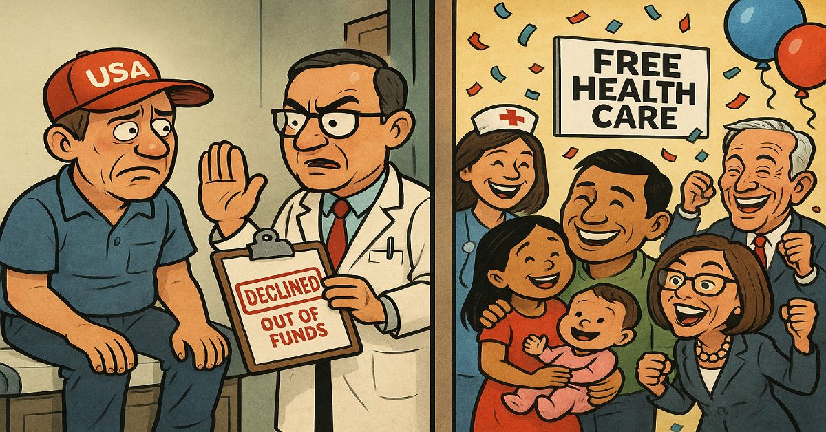 RantSignal's tweet image. Democrats shut down the government to demand FREE healthcare for illegals. Citizens left behind, chaos rewarded. Read the full rant: rantsignal.com/2025/10/democr…
#CulturalCollapse #MediaLies #LeftistHypocrisy #Politics