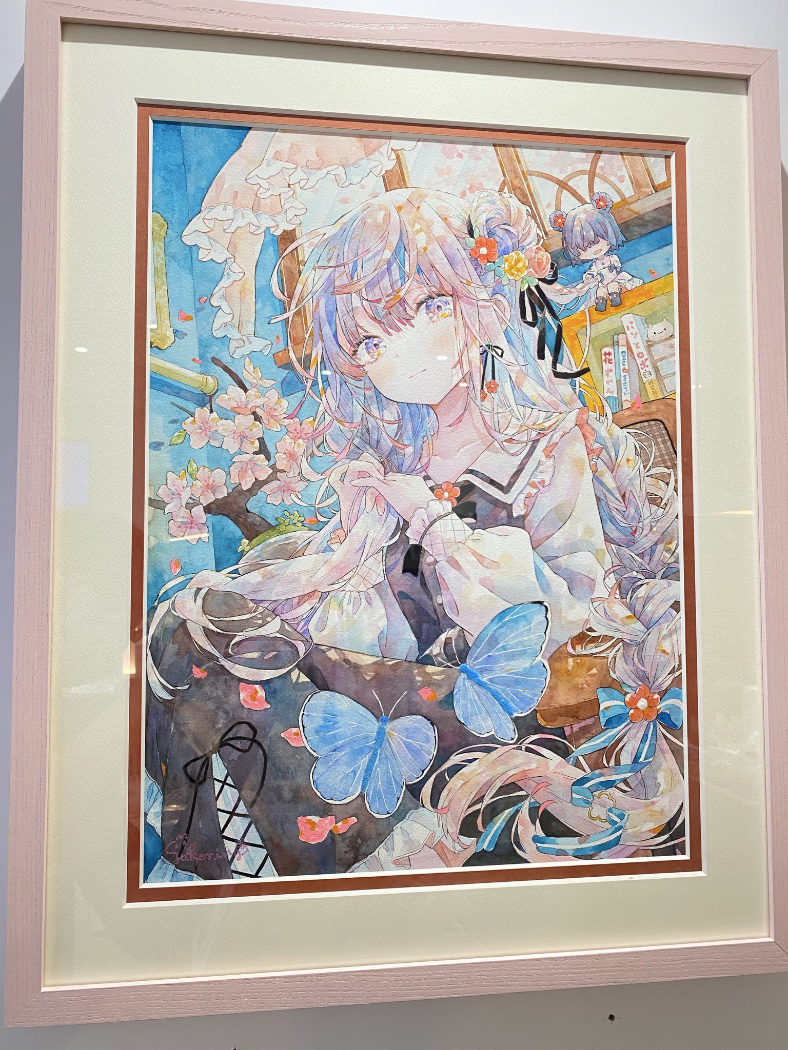 優子鈴　花結　複製原画　直筆サイン入り限定　個展 個展グッズ紹介＊ 優子鈴 原画展 『花結-HANAYUI-』 期間