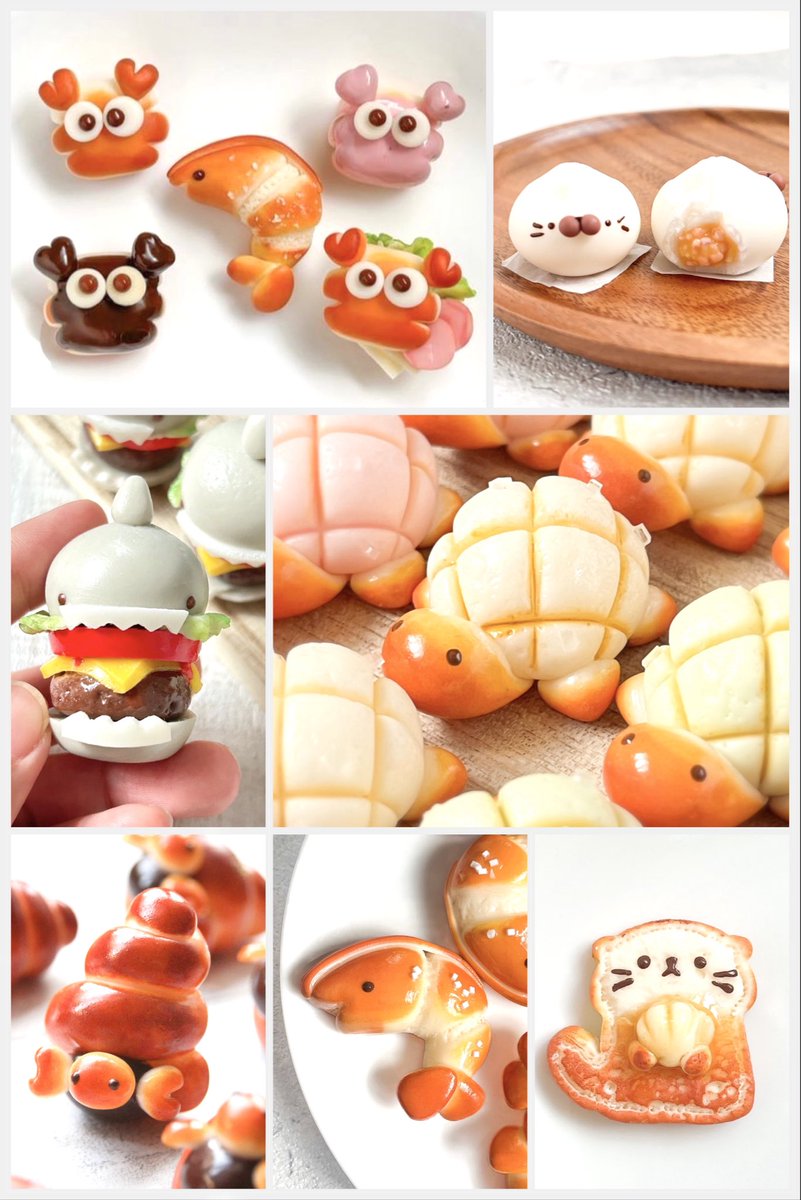 #三成殿の引用リポスト祭り 

開催ありがとうございます！
樹脂粘土で海の生きものパンを制作しています✨️

11月15.16日開催のデザフェス62に向けて制作中🦈
