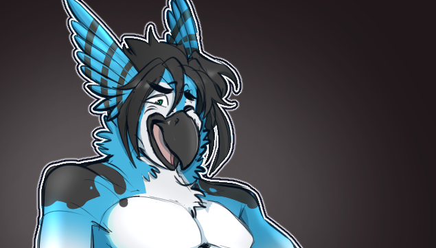 ✨Commission work!✨
[ Collab with <a href="/KinxArts/">KinxPop</a>]

🔞Spicy new comm up on over on our bsky!
Link in description! 💞
#kinxpop #furry #couple