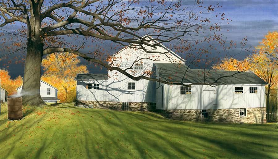 Alexander Volkov 
(Russian/American, born 1960)
"October Wind" 2000
Oil on canvas