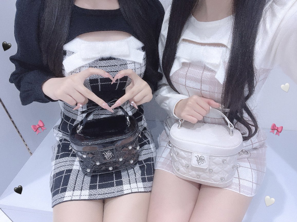 バストリボンチェックニットOP evelyn evelyn エブリン 長袖チェック