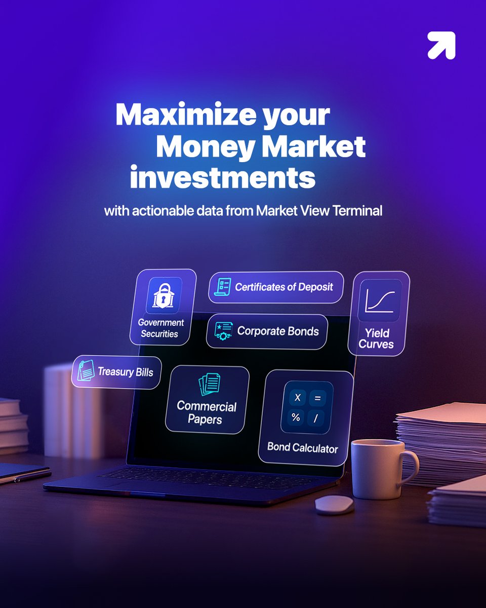 Liquidity management starts with the #rightdata.
From #commercialpapers to #governmentsecurities, #MarketViewTerminal delivers the depth and precision your treasury teams need to capture #opportunities and manage risk effectively.

Get in touch: Inst.sales@tickermarket.com