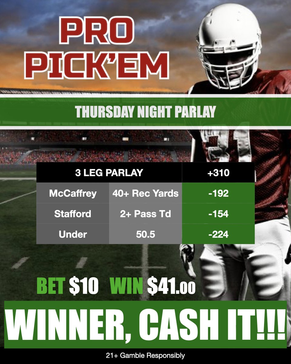 ProPickem's tweet photo. Another winner!!! https://t.co/cZJIXauo2D