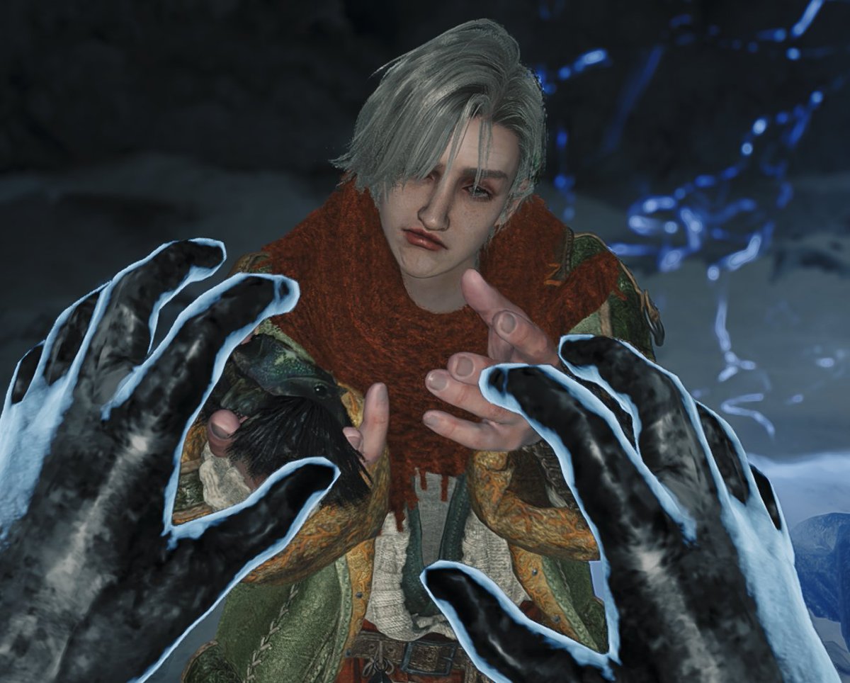 Itsdueplix's tweet photo. AHH Erik jumpscare 😳 #MHWilds https://t.co/vxBEy4iTfa