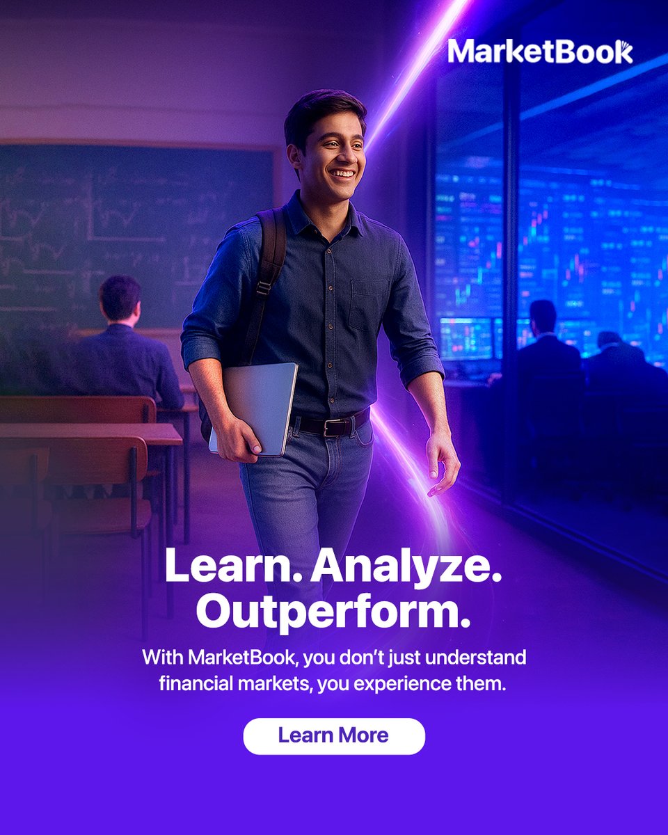 #MarketBook empowers students to not just understand markets, but actively analyze them. With instant access to global and domestic data, research tools, and analytics, they’re ready to outperform in any finance-driven role.

#FinanceStudents #MBAFinance #BusinessSchools