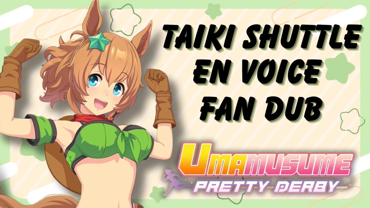 NEW VIDEO ON MY YOUTUBE!

I dubbed some of Taiki Shuttle's voicelines!

🔗youtu.be/WBvkrfUXRt8