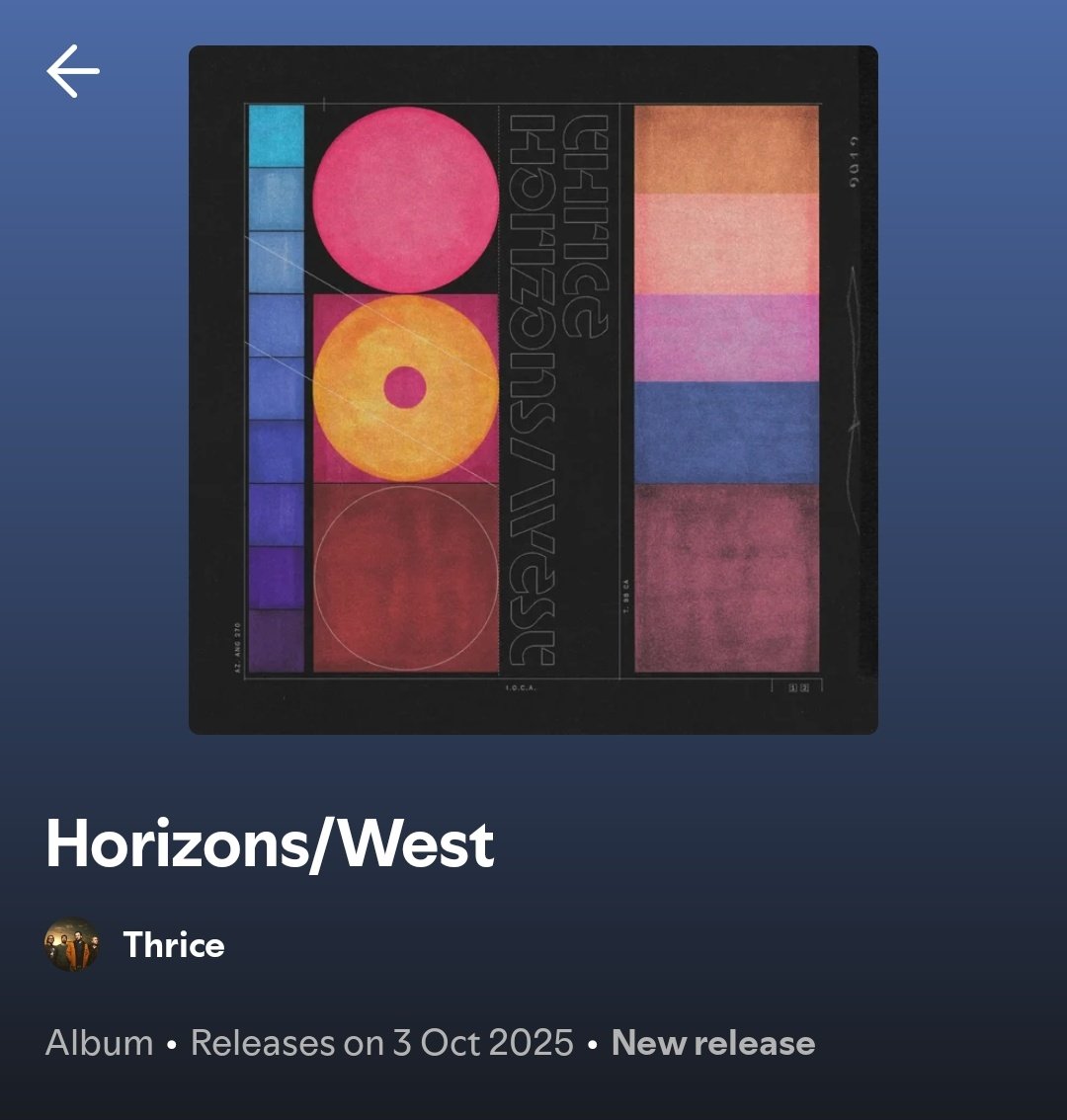 What a first listen! So much to dig into
 <a href="/Thrice/">THRICE</a>