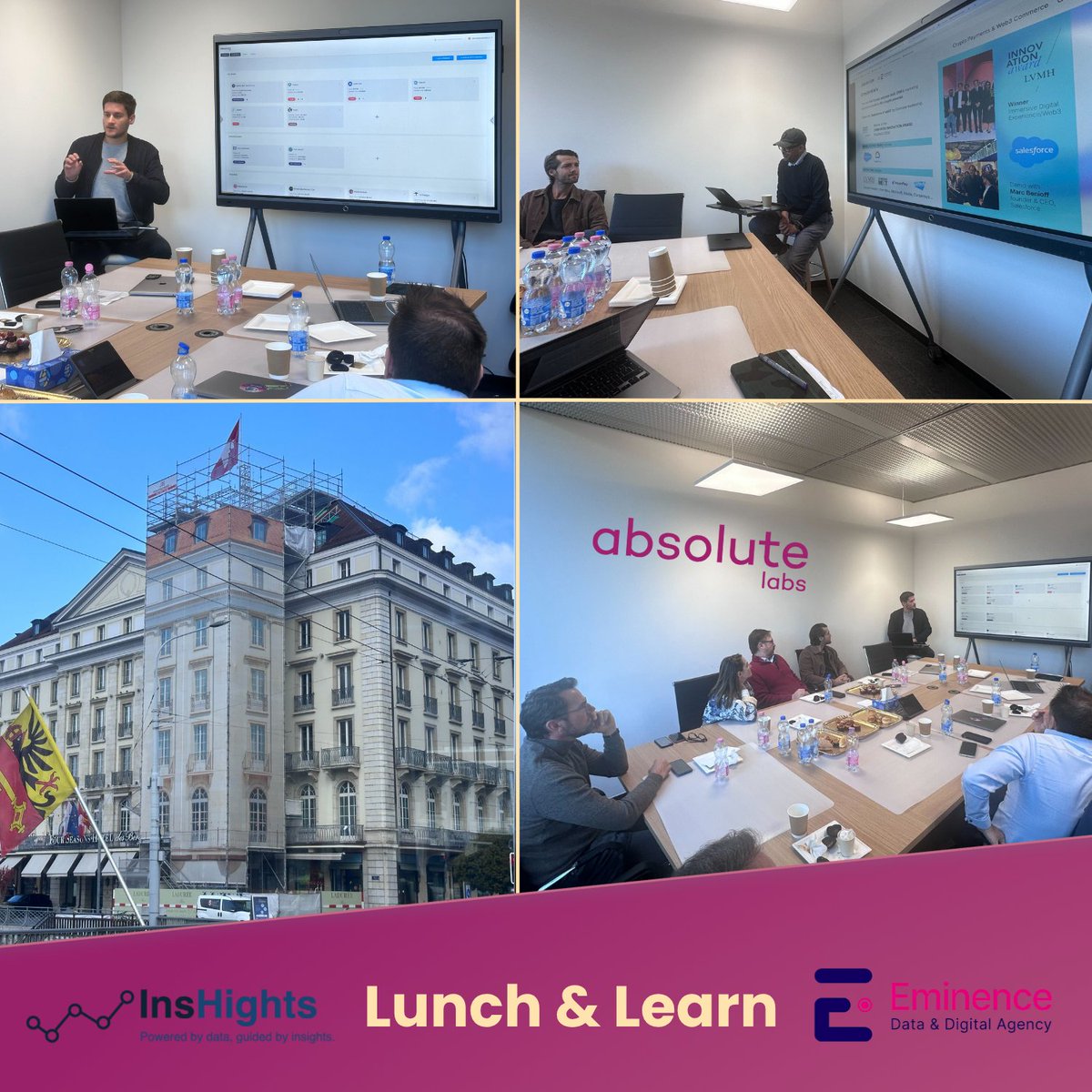absolute_labs's tweet image. 🇨🇭Crypto Commerce is gaining ground, and Switzerland is paying close attention

Today in Geneva, we had the opportunity to present our solutions during a Lunch &amp;amp; Learn hosted by Eminence | InsHights, and to connect with Swiss leaders across finance, luxury, ecommerce and tech.

A…