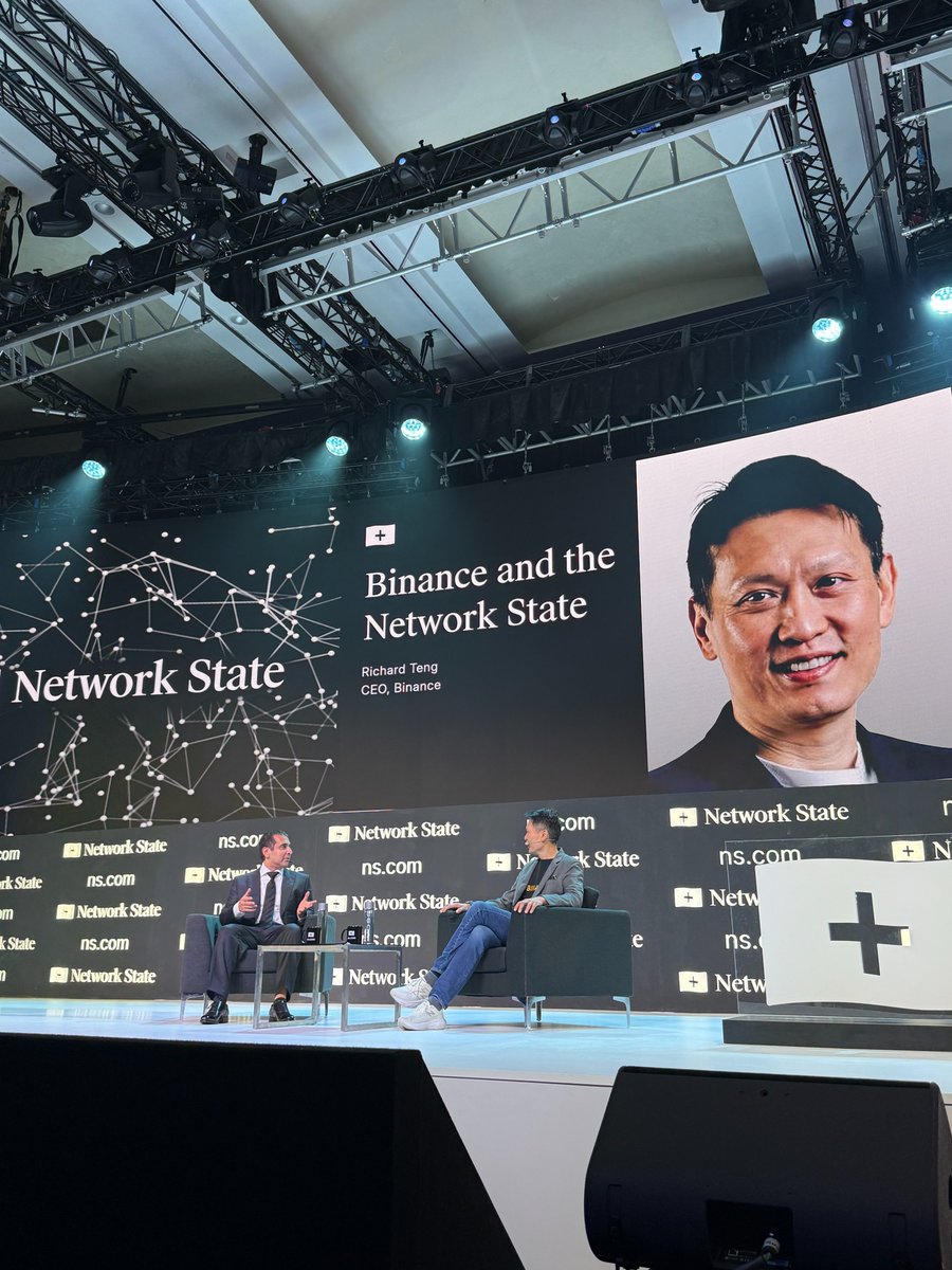 _RichardTeng's tweet image. Early start at the @thenetworkstate conference. 

Always great to exchange ideas on the future of decentralization.

Thanks for the thoughtful conversation, @balajis!