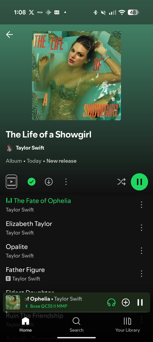 My second listen of <a href="/taylorswift13/">Taylor Swift</a> The Life Of A Showgirl just started. Can confirm: it’s nothing but solid perfection. How is every single track this good? 🤯❤️‍🔥 <a href="/taylornation13/">Taylor Nation</a> #TSTheLifeofaShowgirl  #TaylorSwift #TS12 #TheLifeOfAShowgirl