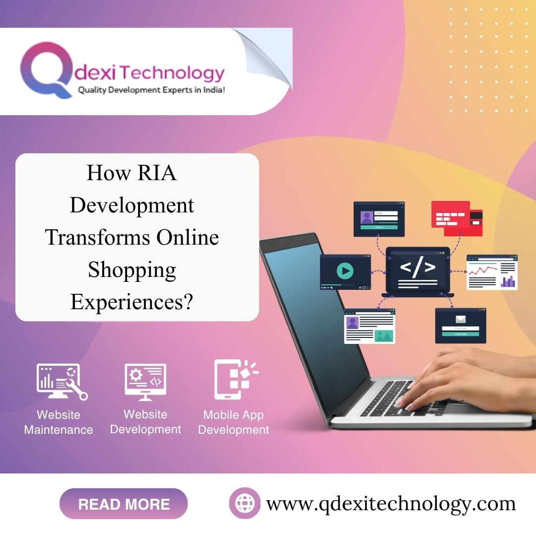 QdexiTechnology's tweet image. Transform online shopping with RIA Development. Qdexi Technology enhances user engagement, interactivity, and seamless eCommerce experiences for business success.

Read More: qdexitechnology.com/blog/how-ria-d…

#RIADevelopment #OnlineShopping #EcommerceSolutions #QdexiTechnology