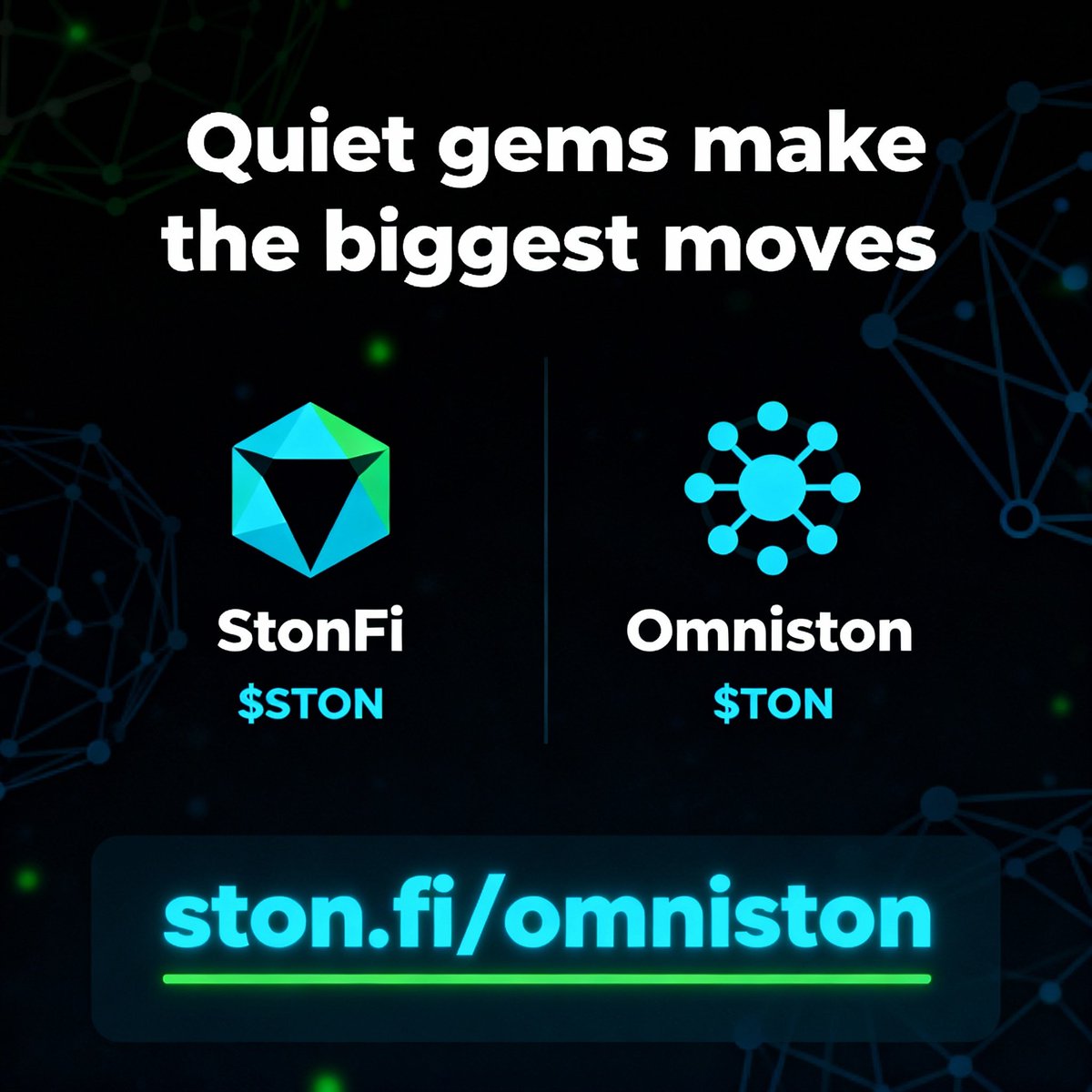 TheWeb3Vixen's tweet image. You know those projects that fly under the radar but keep growing quietly?

That’s @ston_fi’s Omniston on @ton_blockchain right now.

While everyone’s busy chasing flashy games and airdrops, Omniston is handling billions behind the scenes, making swaps super smooth with steady…