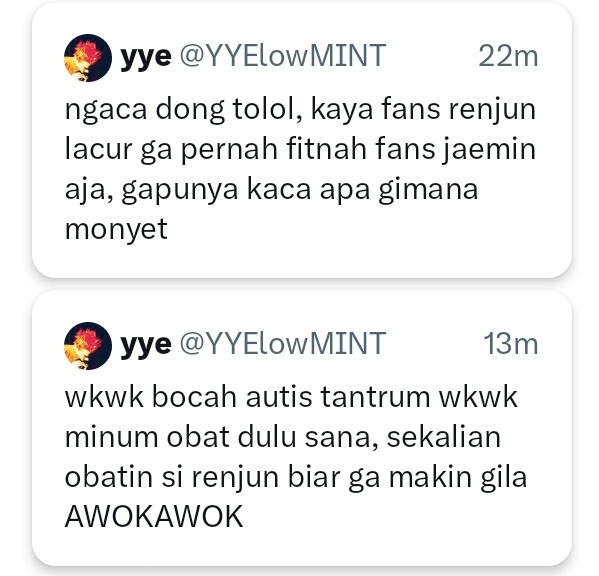 ihrjpteam's tweet image. REPORT & BLOCK‼️
⭕️ Report as:
• Hate > Dehumanization
• Abuse > Inciting Harassment
❌ DO NOT INTERACT
🔗 x.com/YYElowMINT
Reply "done" if you have RnB