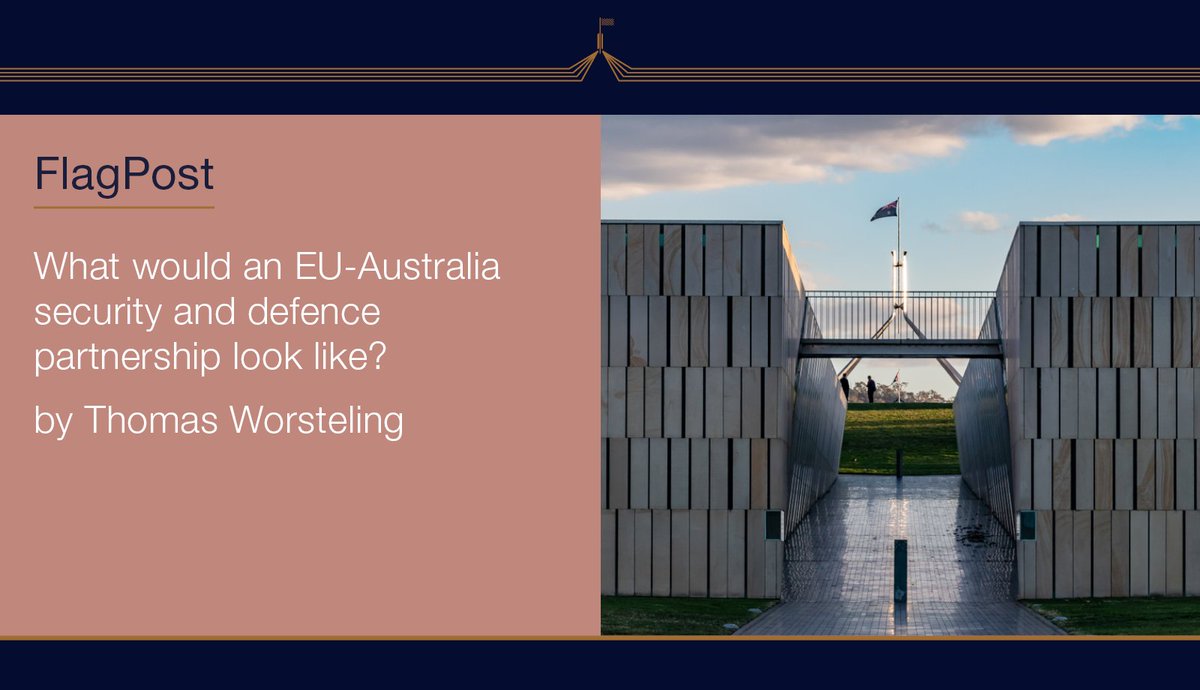 ParlLibrary's tweet image. What would an EU-Australia security and defence partnership look like?: bit.ly/3ISSxCk