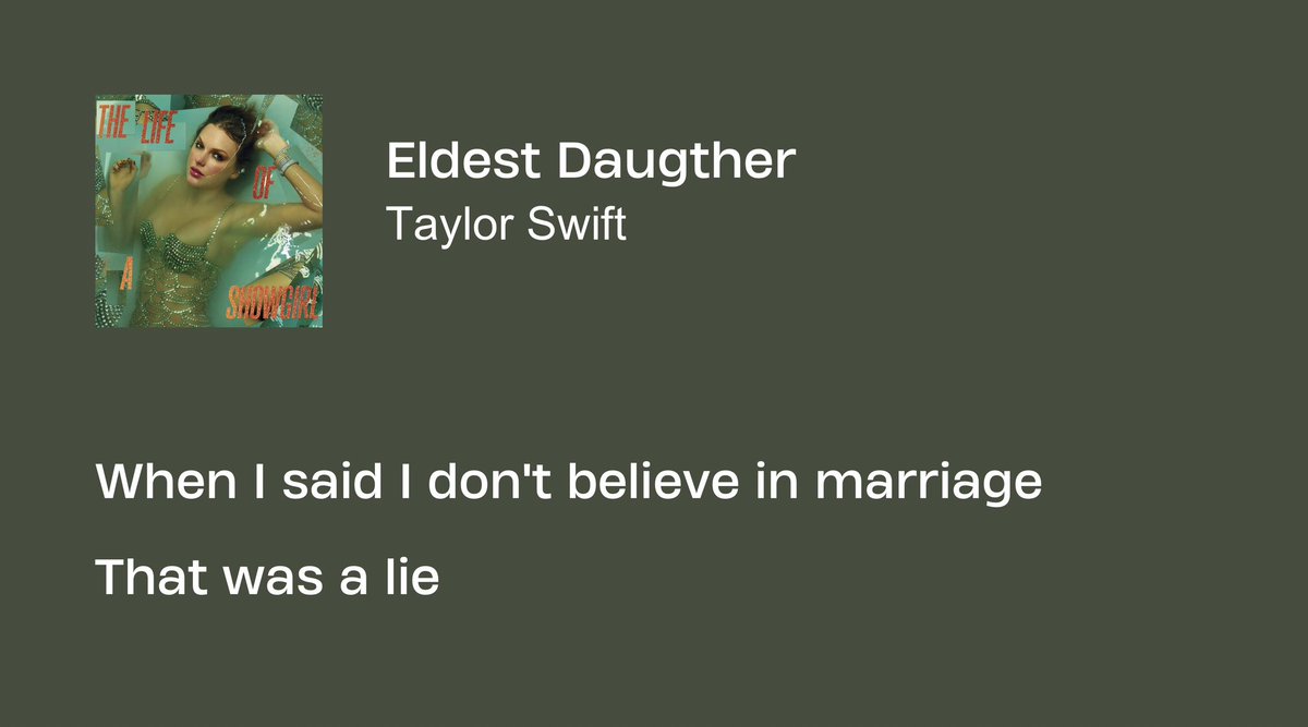 runpopdotcom's tweet image. Taylor Swift, Eldest Daugther