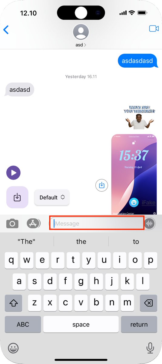 iFake Official tweet media