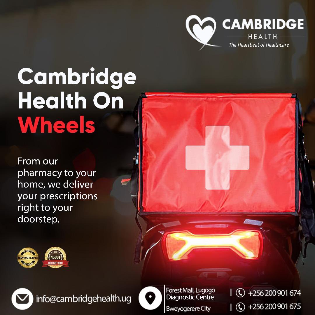 Wherever you are, your well-being deserves to the right care. 
Our team deliver prescriptions right to your doorstep, making your healthcare more convenient, accessible, and stress-free. 
 
Contact us today and let #CambridgeHealth On Wheels bring premium care closer to you.