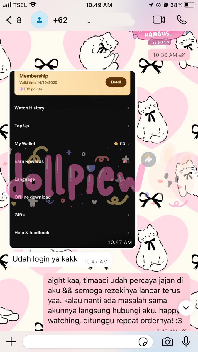 dollpiew's tweet image. ㅤㅤㅤㅤ
୨୧ 595 - 598 . . 🎀💭 in this universe, nothing is more wonderful than my lovely cust! ૮ • ﻌ - ა ♡ : loklok - dramabox - canva ㅤㅤ
ㅤㅤㅤㅤ