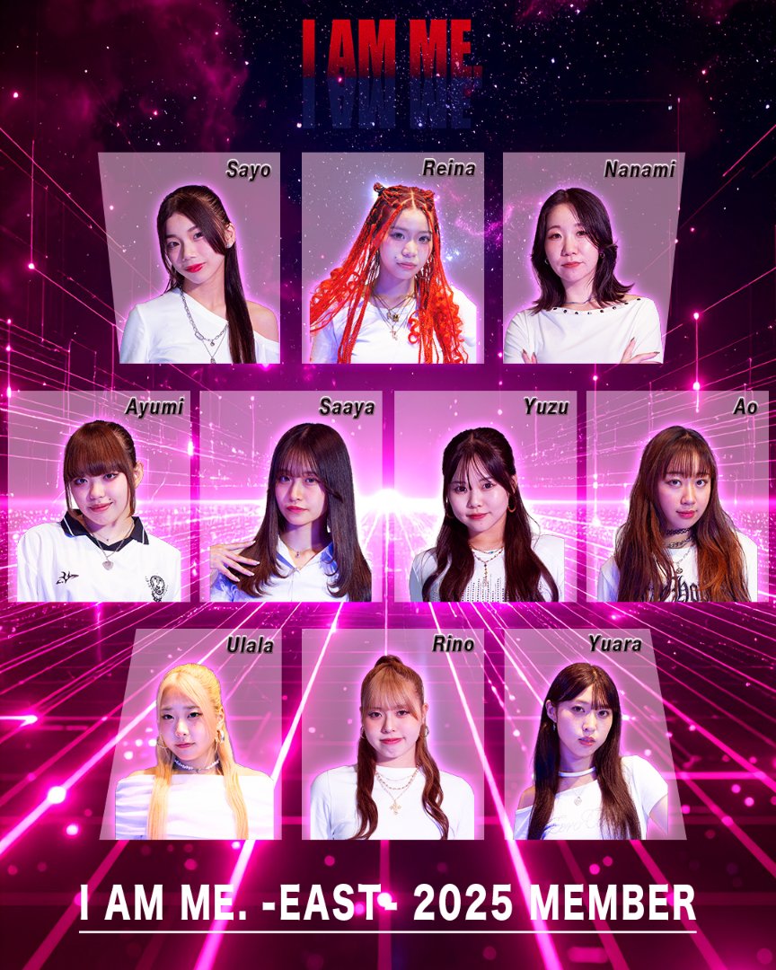 expg_studio's tweet image. I AM ME. -EAST- 2025年度メンバー決定💃

Direction By：Yuta Nakatsuka
(@Nakatsuka_staff)

今年度は『EXPG Presents LDH DREAM STAGE 2025』への出演が決定‼

詳細はこちら⭐︎
expg.jp/ldh_dream_stag…
expg.jp/info/detail.ph…

#中務裕太
#GENERATIONS
#IAMME
#IAMME_EAST
#Somanycolors
#EXPG