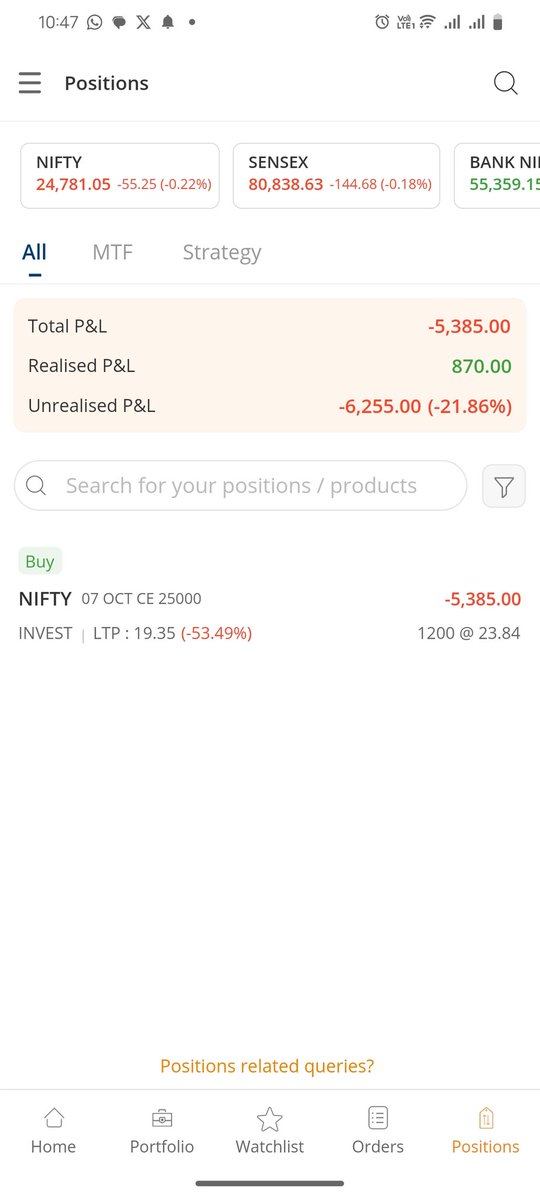 PrashantAraya's tweet photo. @mstock_in Finally able to see losses after unable to book 7900 profit, 
just because of you guys...
See what you could do on losses https://t.co/vLCj5WDR7d