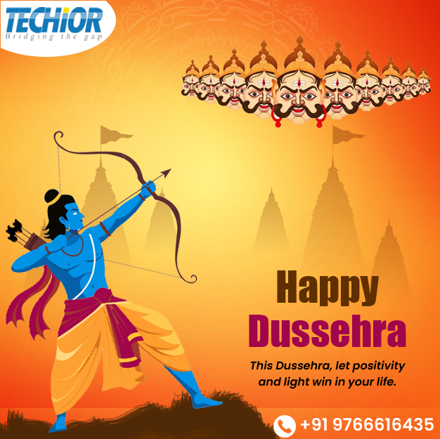 TechiorSolution's tweet image. Dussehra reminds us that no matter how strong evil seems, truth and goodness will always triumph. Let’s celebrate the victory of light over darkness. ✨
#Dussehra #GoodOverEvil #FestivalOfIndia #FestiveVibes #Dussehra2025