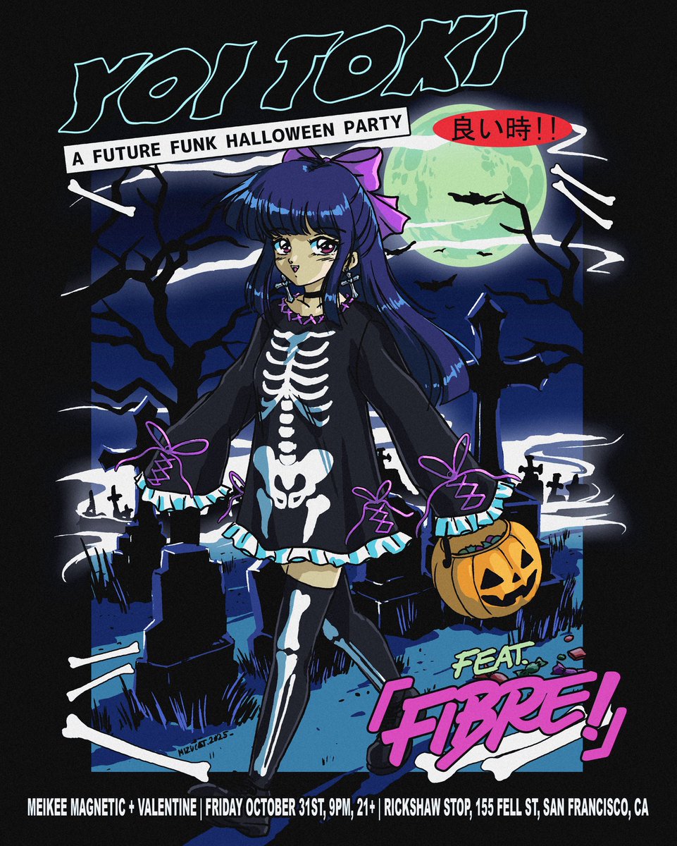 Yoi Toki Halloween 10/31/25 <a href="/rickshawstopsf/">Rickshaw Stop</a> 🎃 Tix&gt; eventbrite.com/e/yoi-toki-sf-…