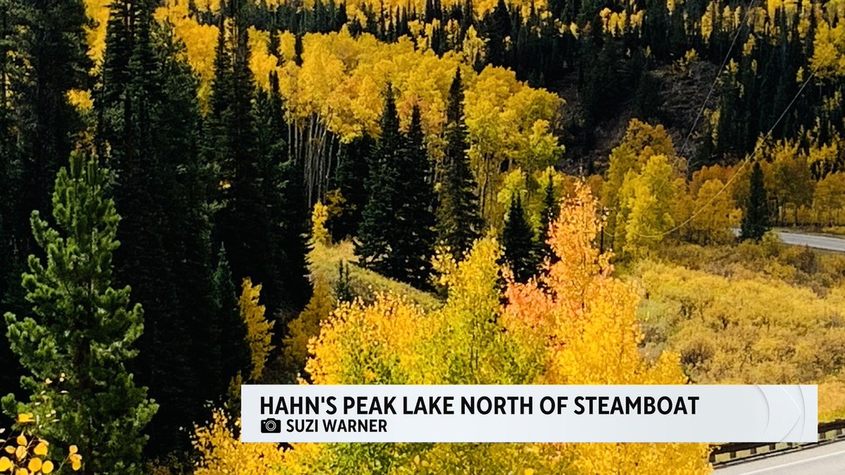 Dave Aguilera (@davecbscolorado) on Twitter photo Did you get up to see the colors this year? Here is one from last weekend at Hahn's Peak Lake, north of Steamboat. Thanks Suzi Warner for the Colorado gold! #cowx <a href="/LaurenCBS4/">Lauren Whitney</a> <a href="/CallieZTV/">Callie Zanandrie</a> <a href="/AlexLCBS4/">Alex Lehnert</a> <a href="/AshtonCBS/">Ashton Altieri</a> <a href="/CBSJoeWeather/">Joe Ruch</a> Did you get up to see the colors this year? Here is one from last weekend at Hahn's Peak Lake, north of Steamboat. Thanks Suzi Warner for the Colorado gold! #cowx <a href="/LaurenCBS4/">Lauren Whitney</a> <a href="/CallieZTV/">Callie Zanandrie</a> <a href="/AlexLCBS4/">Alex Lehnert</a> <a href="/AshtonCBS/">Ashton Altieri</a> <a href="/CBSJoeWeather/">Joe Ruch</a>