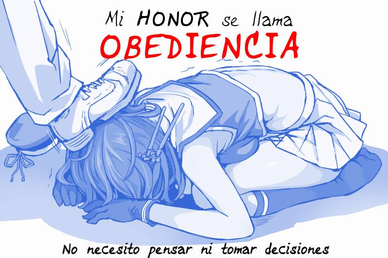 La imagen lo dice todo, para eso están y deben darnos gracias por hacerlas utiles, asi que put4s denle gracias al patriarcado por ayudarlas a ser lo que deben ser