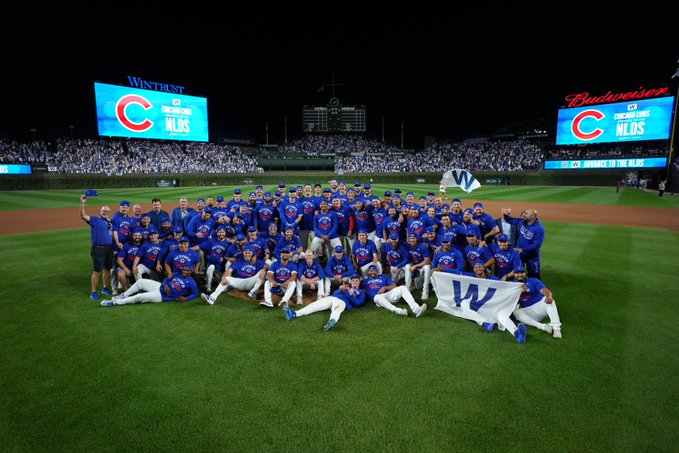 Plo951's tweet image. ~
CUBS WIN!! CUBS WIN!! CUBS WIN!!!

#ChicagoCubs #CubsWin #GoCubsGo