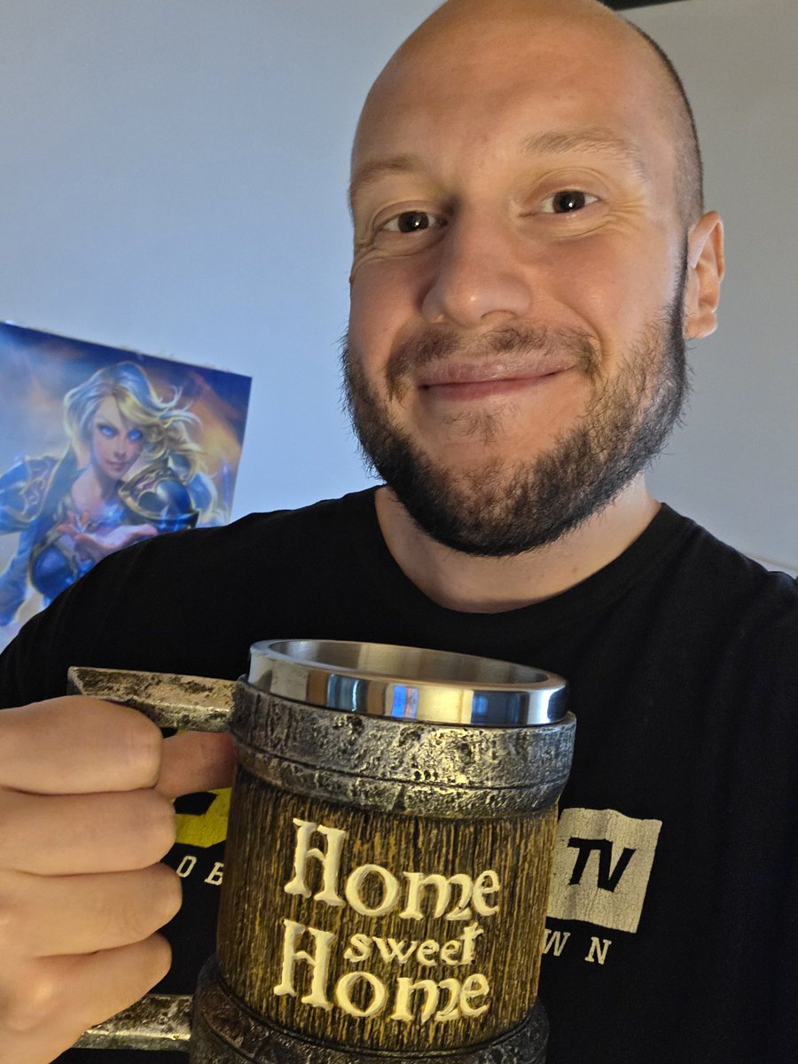 I will enjoy fueling up from this mug for the AWC this weekend.