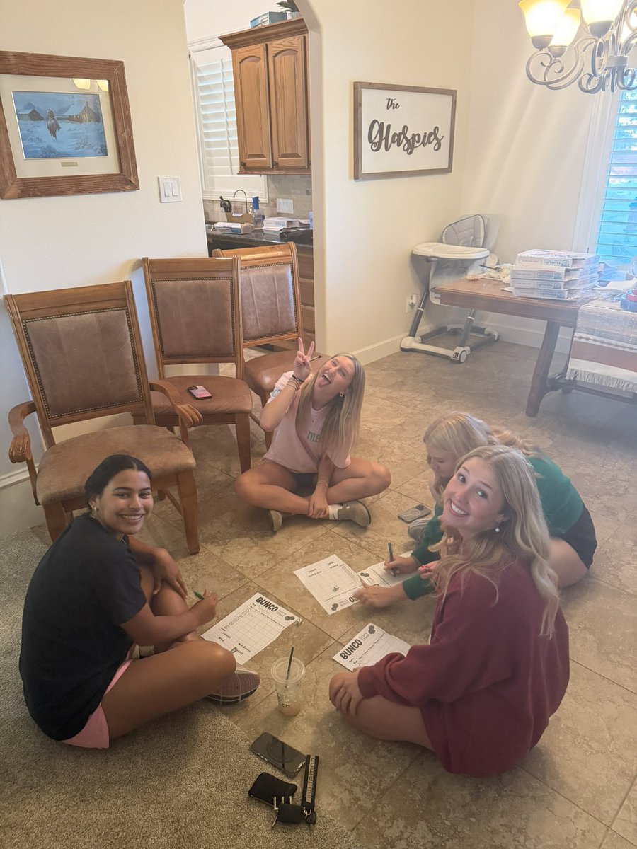 Bunco Night! 💙🤍❤️