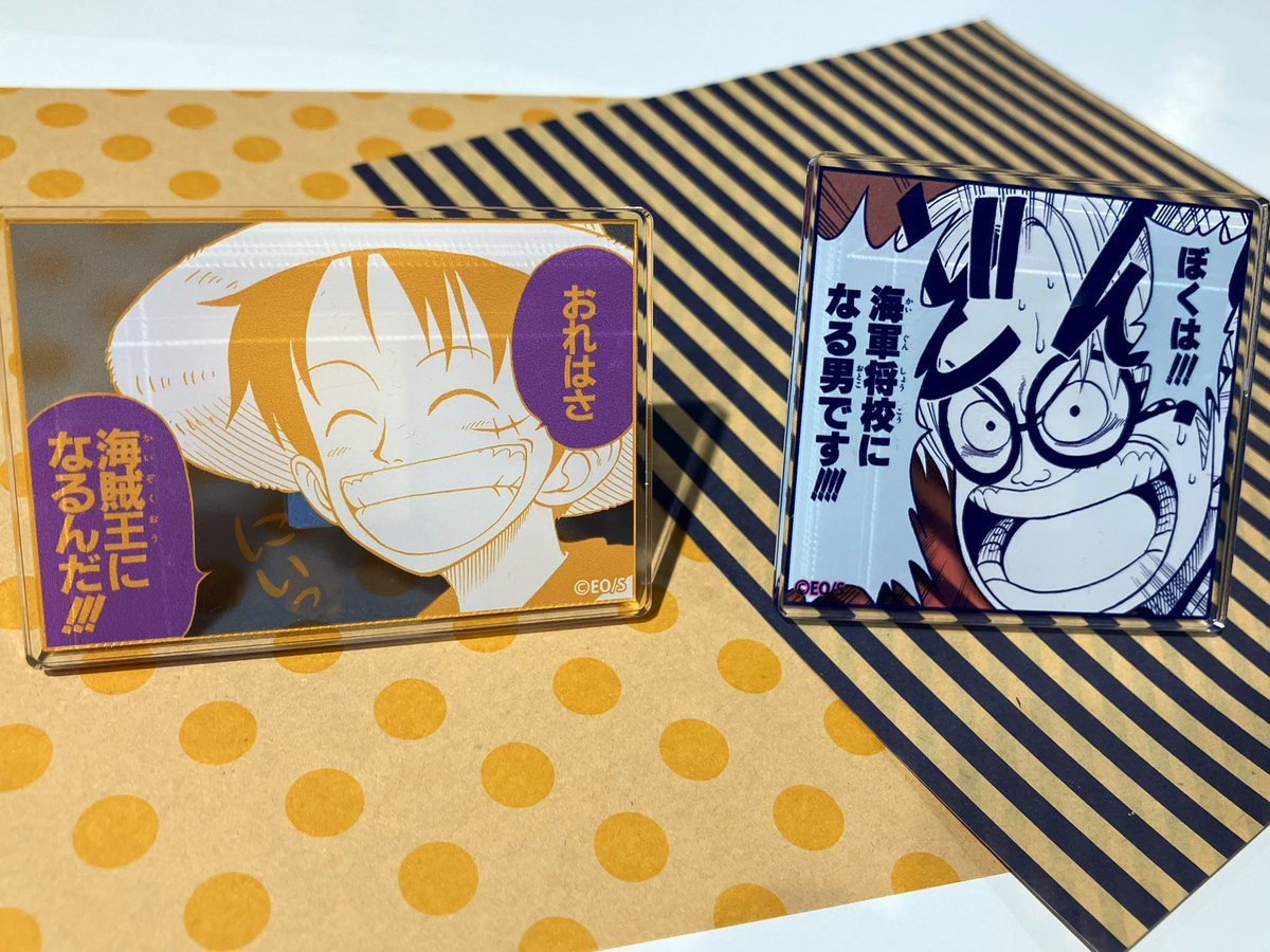 おすすめ商品】原画商品 『ONE PIECE』名言アクリルバッジコレクション